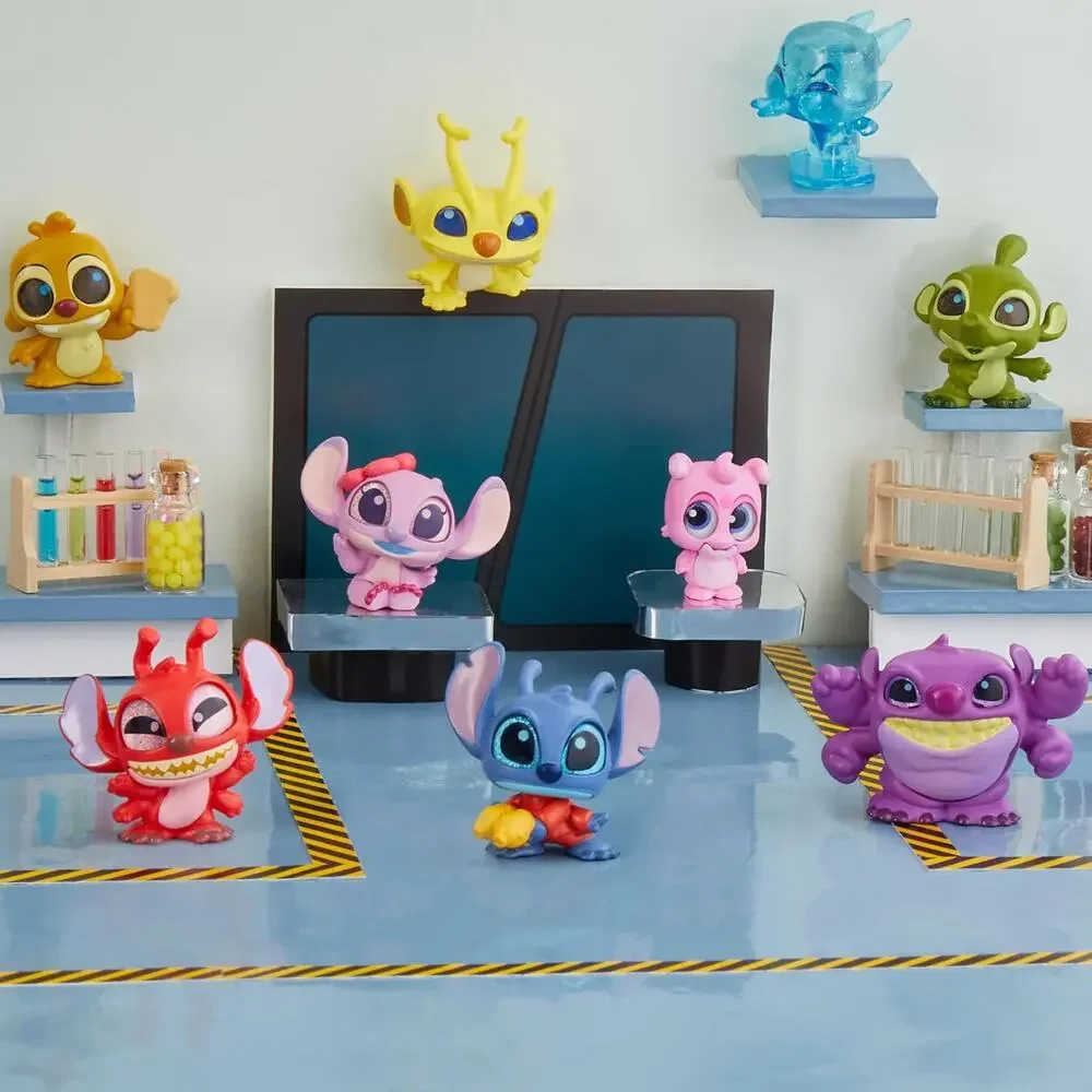 Disney Doorables Stitch Experiments Collection Peek 9 Figures Unboxing NWT